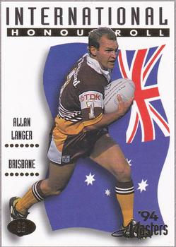 1994 Dynamic NSW Rugby League '94 Masters #92 Allan Langer Front